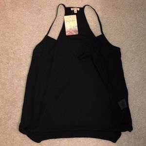NEW Lily White Black Tank Top